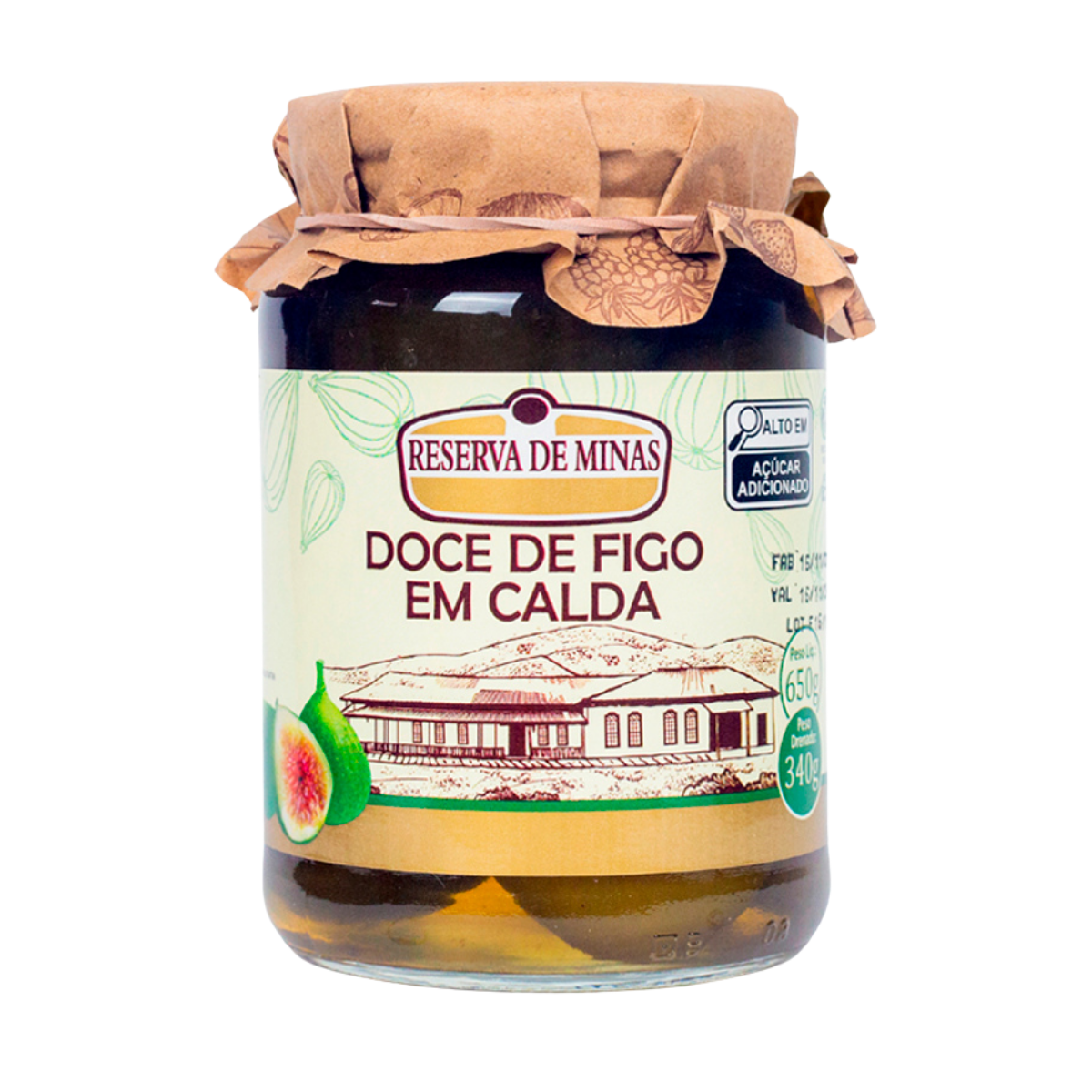 Reserva de Minas Doce de Figo em Calda 650g