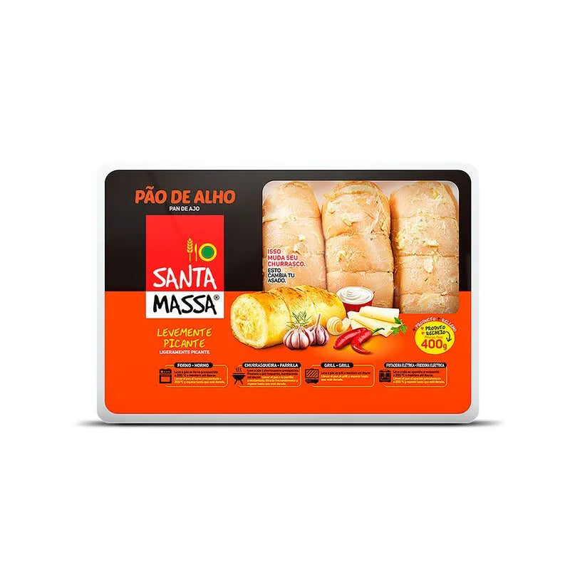 Santa Massa Pao de Alho Picante 400g