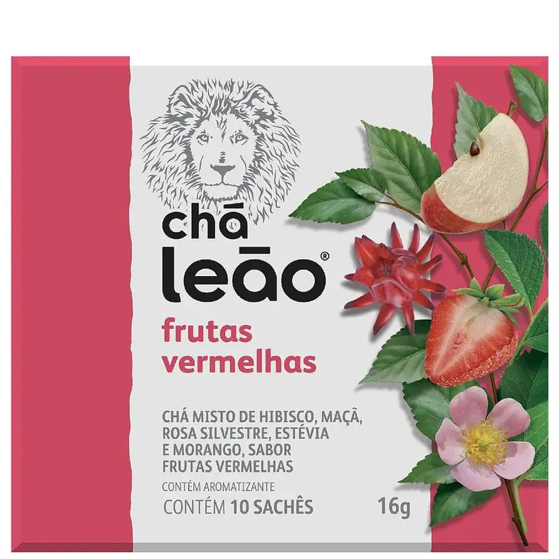 Cha Leao Frutas Vermelhas 16g
