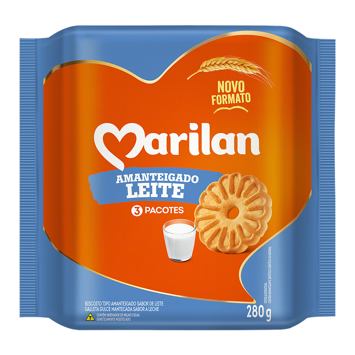 Marilan Rosquinha Amanteigada de Leite 280g