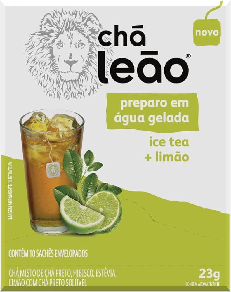 Cha Leao Cold Brew Preto com Limao 10u