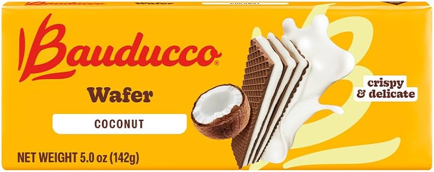 Bauducco Wafer Sabor Coco 142g
