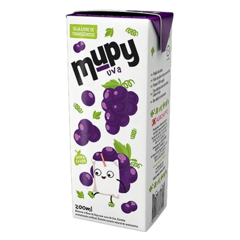 Mupy Bebida de Soja Sabor Uva 200ml