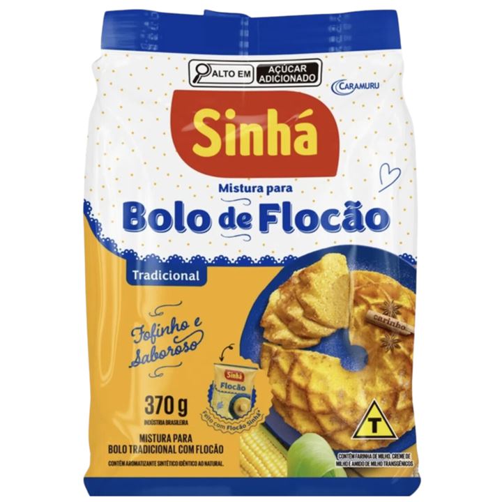 Sinha Mistura Para Bolo de Flocao Tradicional 370g