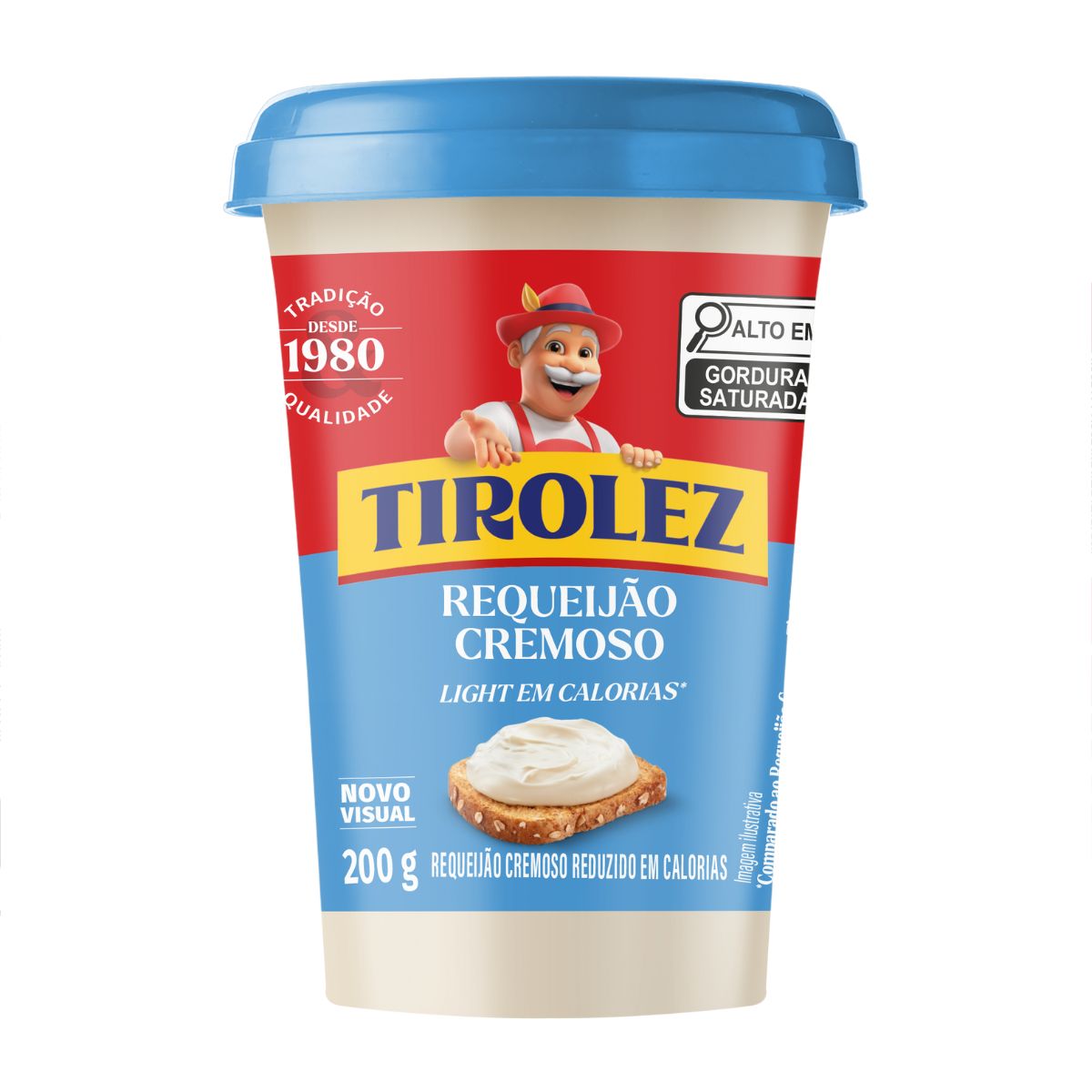 Tirolez Requeijao Light Copo