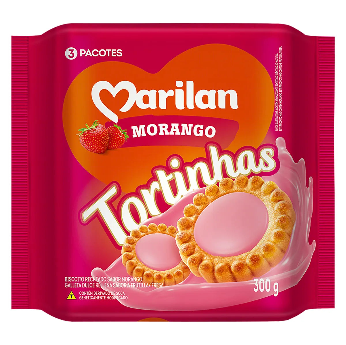 Marilan Tortinha Morango 300g