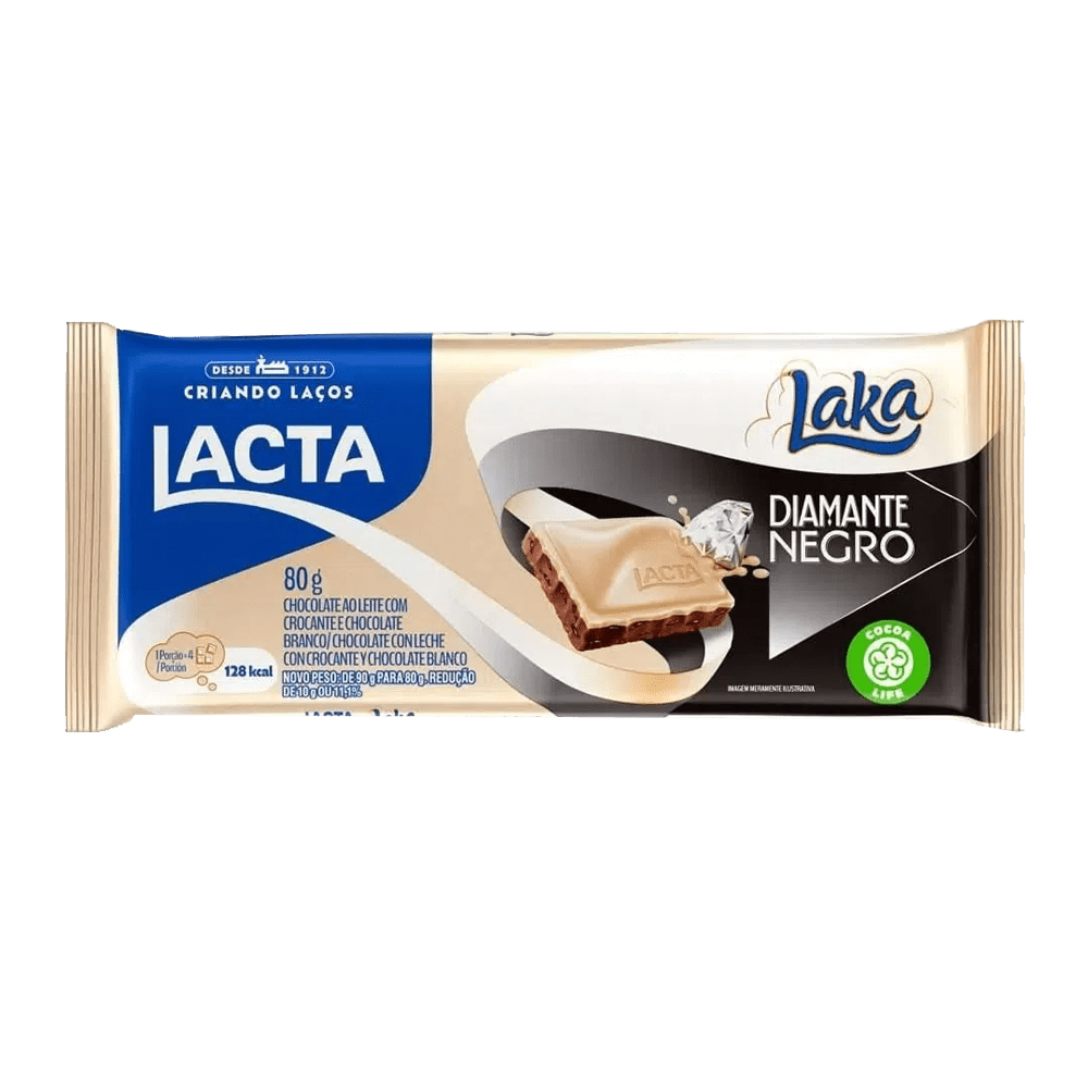 Lacta Diamante Negro/ Laka 80g
