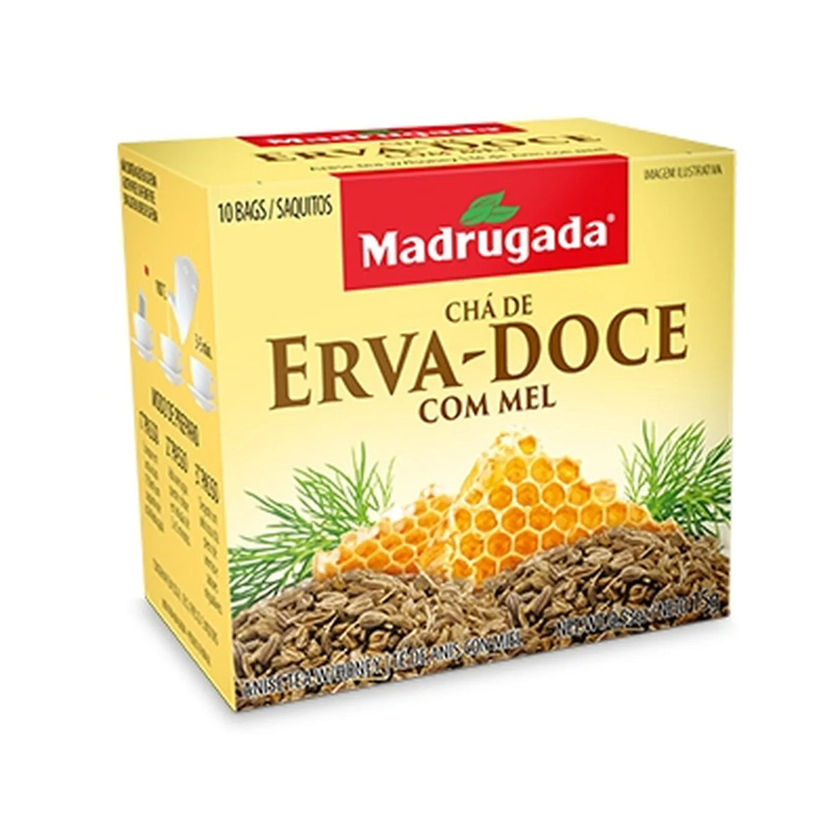 Madrugada Cha de Erva Doce com Mel 15g