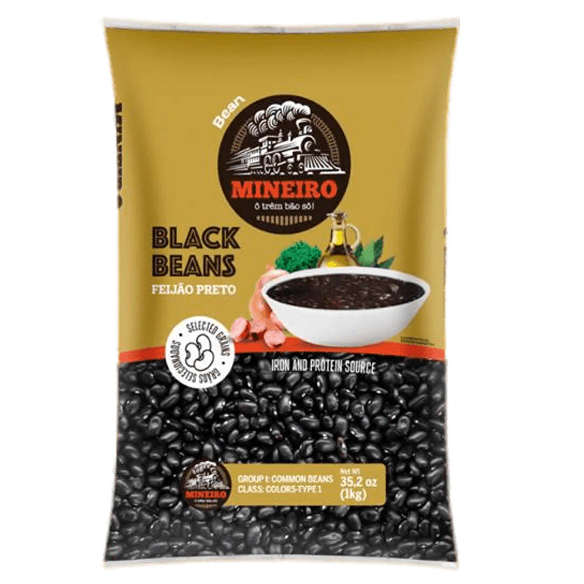 Mineiro Feijao Preto 1 kg