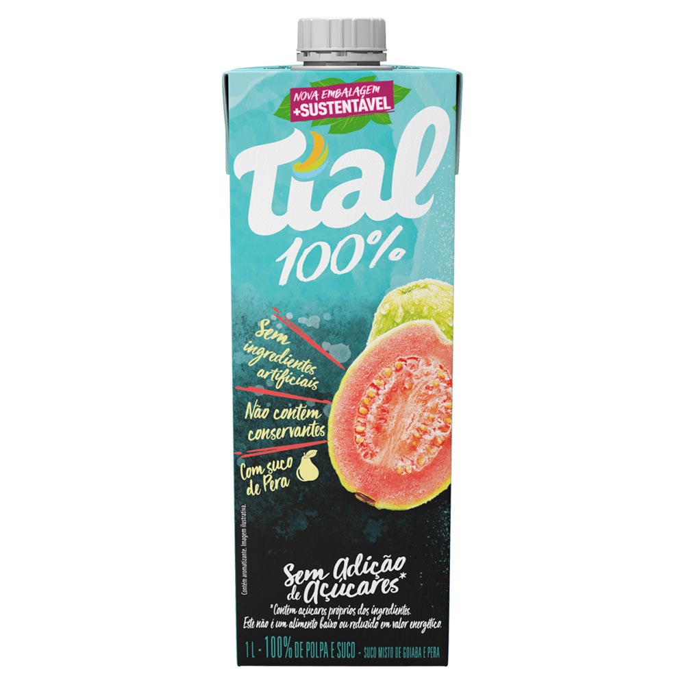 Tial Suco de Goiaba e Pera 1litro
