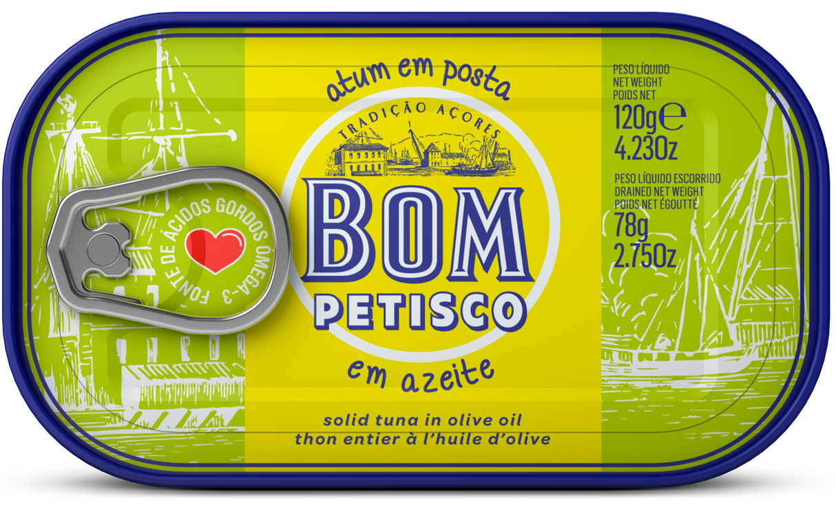 Bom Petisco Atum em Azeite de Oliva 120g