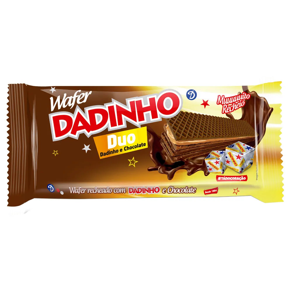 Dadinho Wafer Duo Cremoso 90g