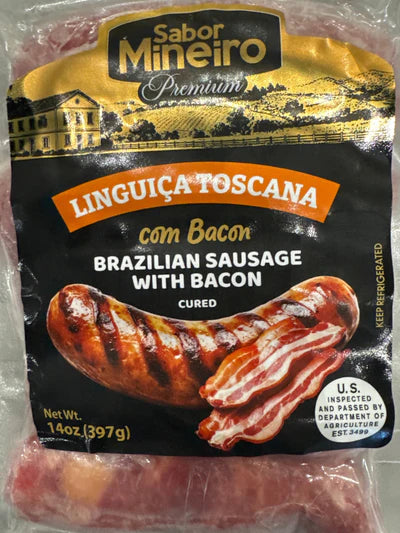 Sabor Mineiro Linguica Toscana com Bacon 14oz