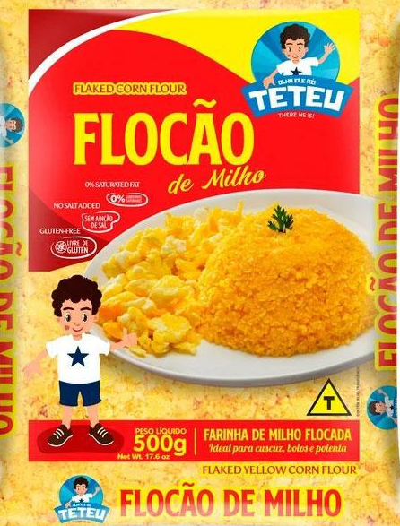 Teteu Flocao de Milho 500g
