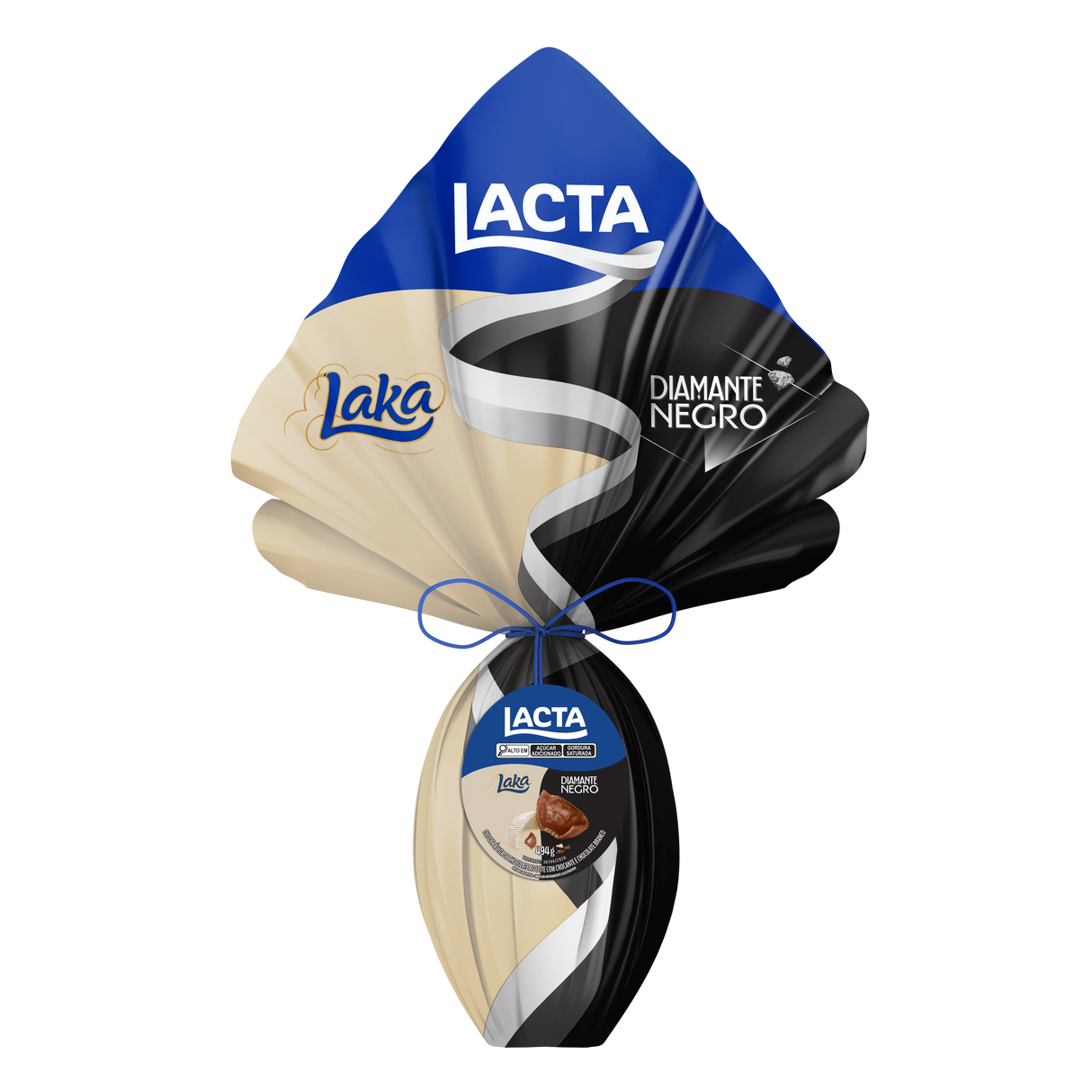 Lacta Ovo Diamante Negro /Laka 494g