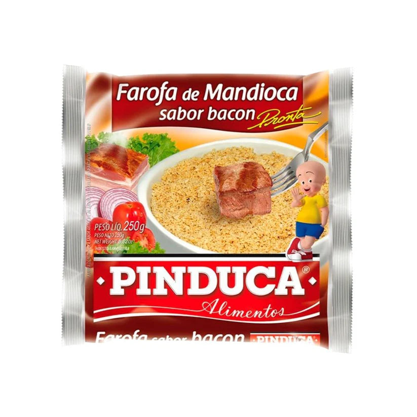 Pinduca Farofa Mandioca Bacon 250g