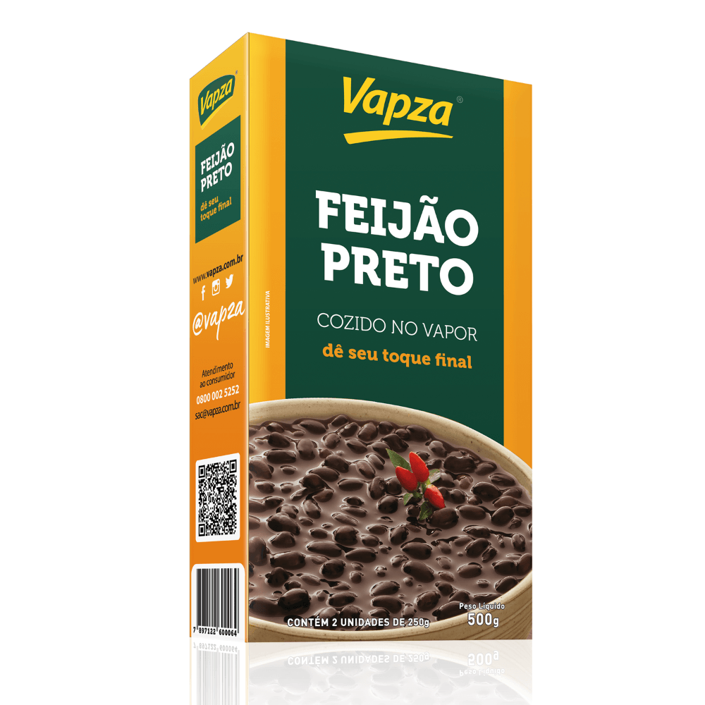 Vapza Feijao Preto 500g
