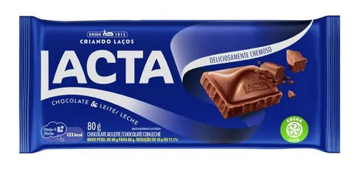Lacta Chocolate ao Leite 80g