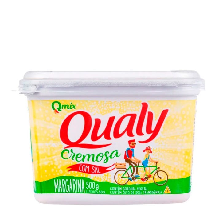 Qualy Margarina Cremosa com Sal 500g