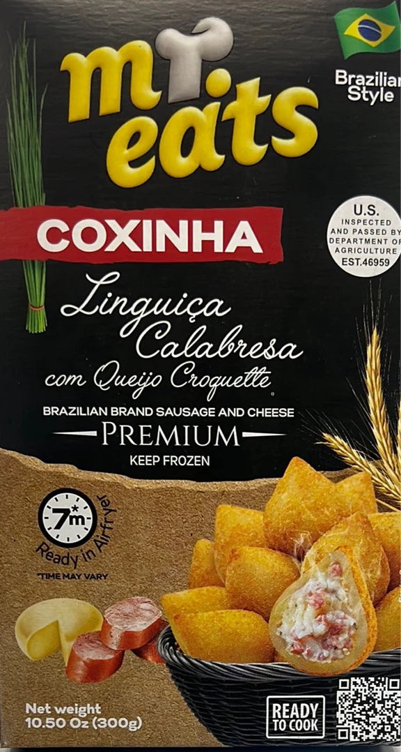 Mr. Eats Coxinha de Linguiça Calabresa com Queijo 300g