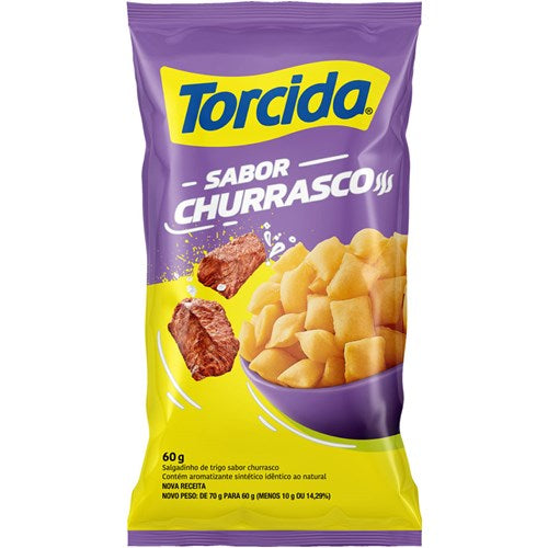 Torcida Salgadinho Sabor Churrasco 60g