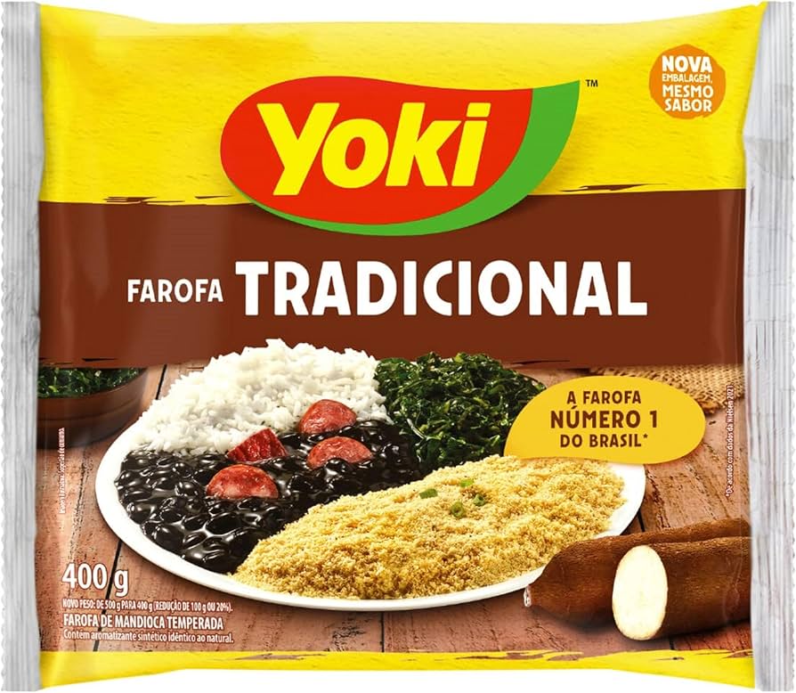 Yoki Farofa Mandioca Tradicional 400g