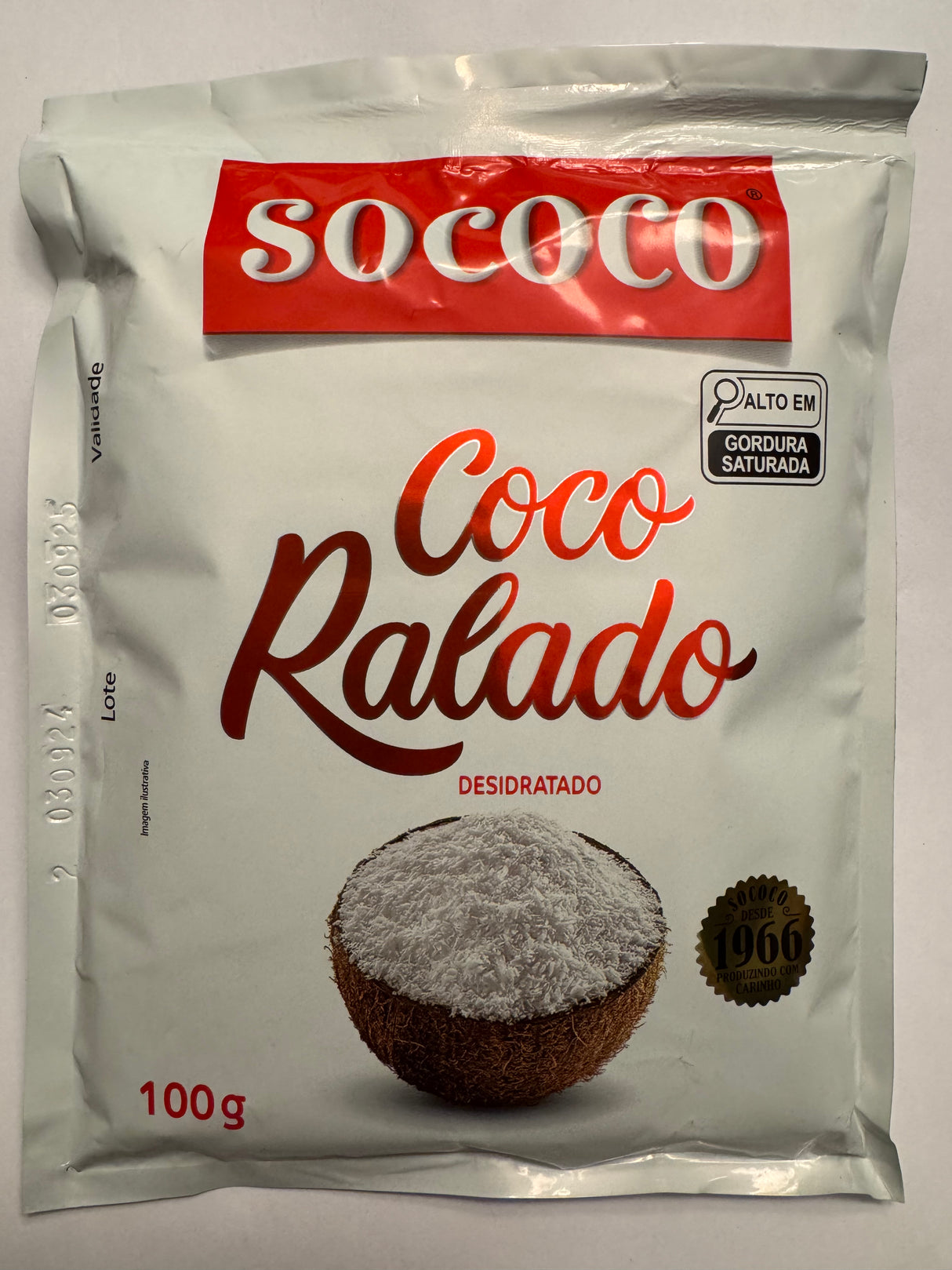Sococo Coco Ralado-Desidratado 100gr