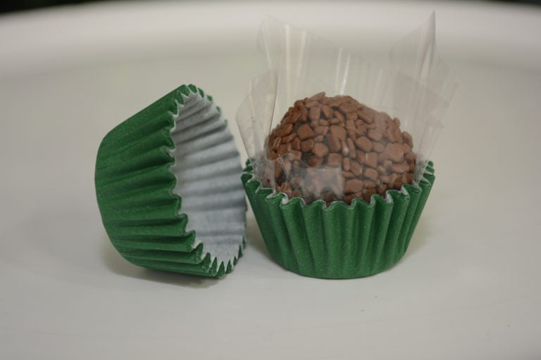 Vipel Forminha de Papel Verde Escuro 100Un