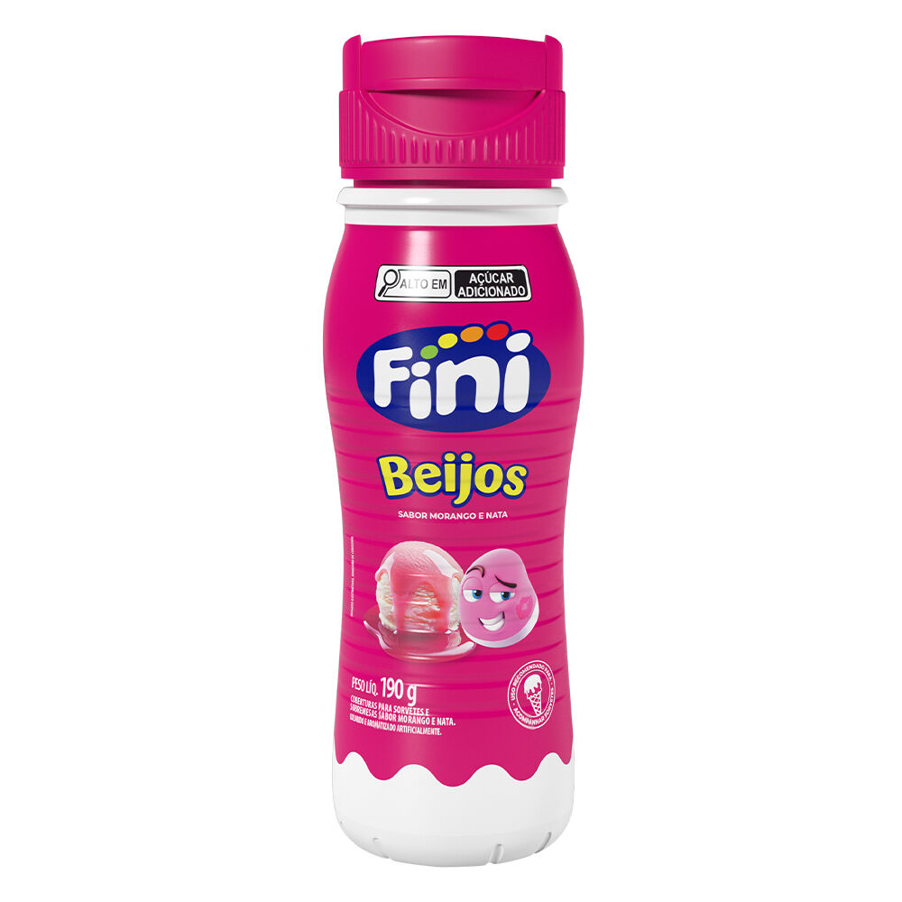 Fini Calda Sorvete Beijos 190g