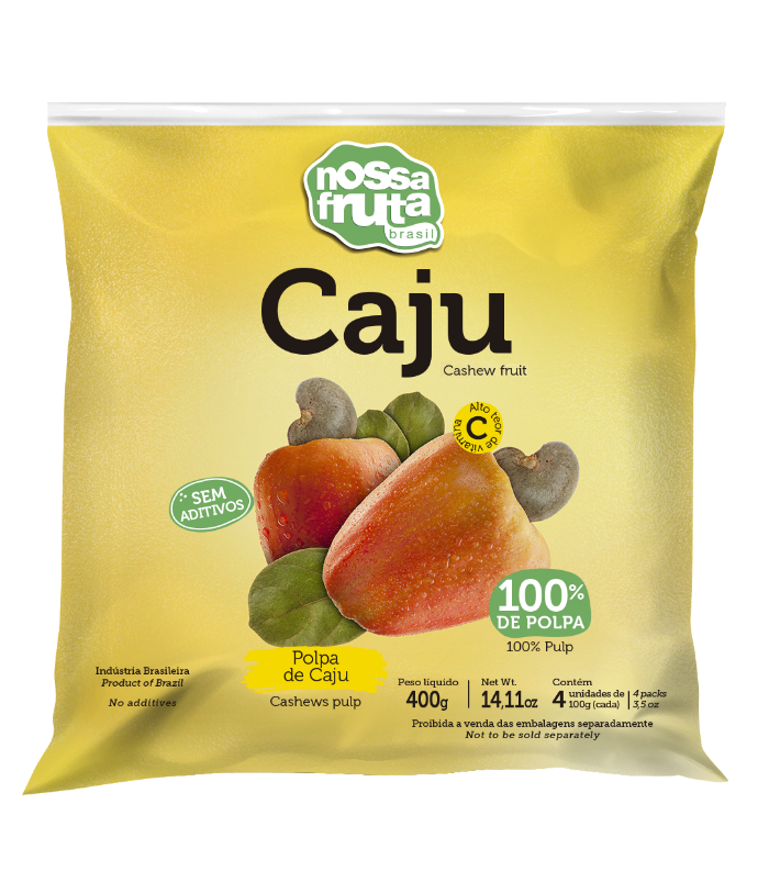 Nossa Fruta Polpa Caju 400g