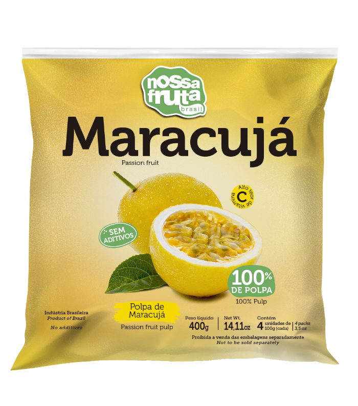 Nossa Fruta Polpa de Maracuja 400g