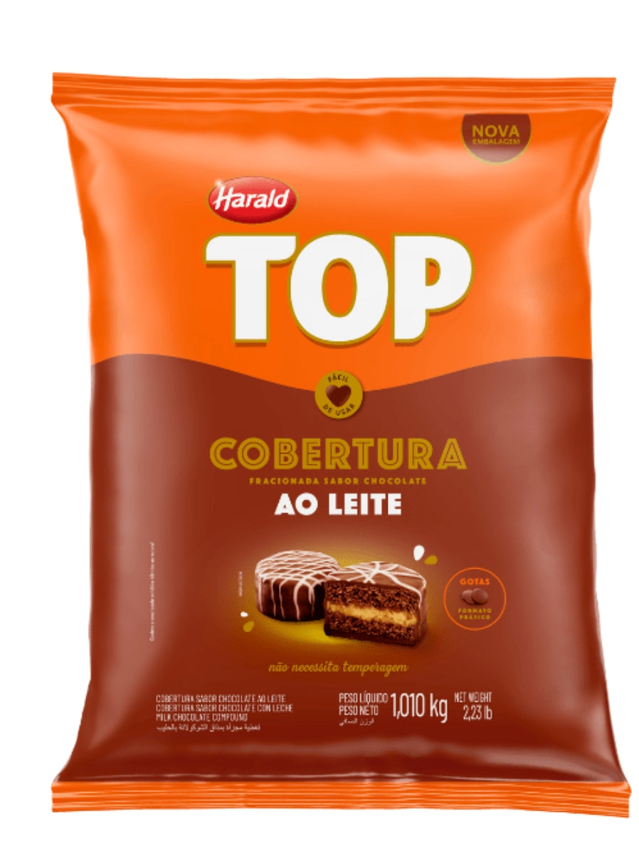 Top Cobertura de Chocolate ao Leite Gota 1kg