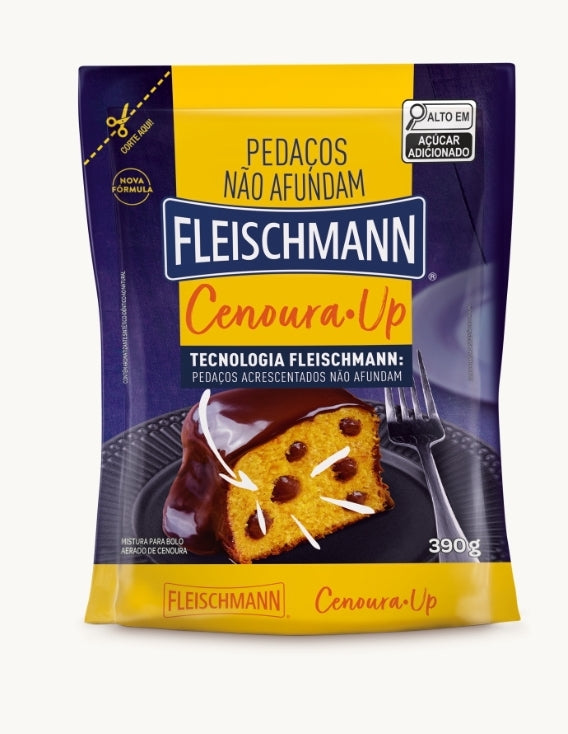 Fleischmann Mistura Para Bolo de Cenoura 390g