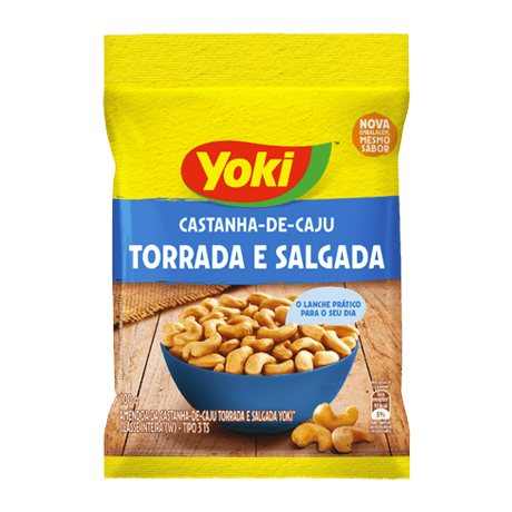 Yoki Castanha de Caju Torrada e Salgada 100g