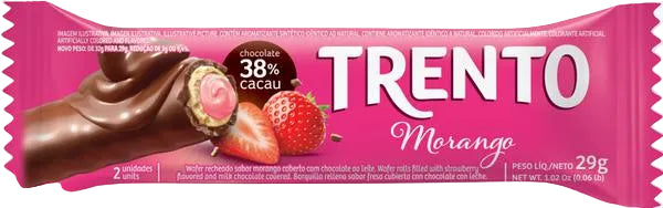 Trento Chocolate com Morango 29g