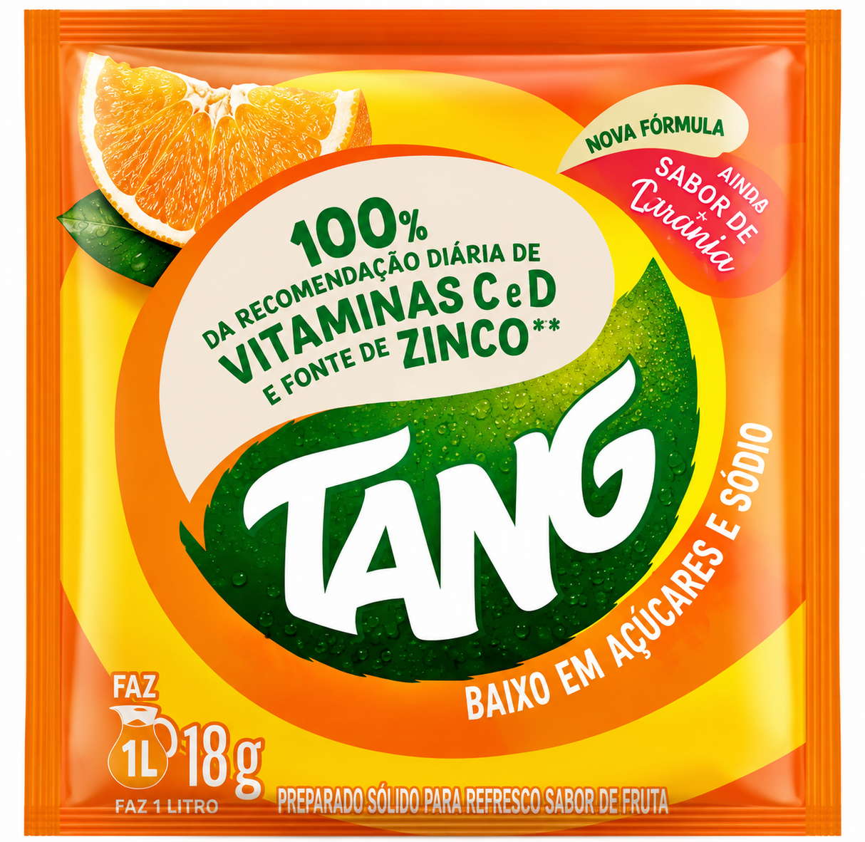 Tang Laranja Docinha 18g