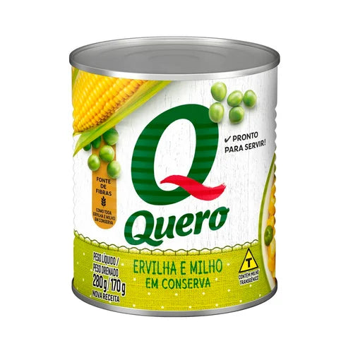 Quero Ervilha e Milho Verde Lata 170g