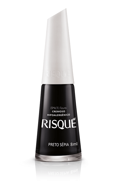 Risque Esmalte Preto Sepia 8ml