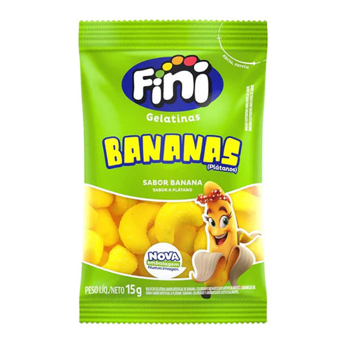 Fini Gelatinas Bananas 15g