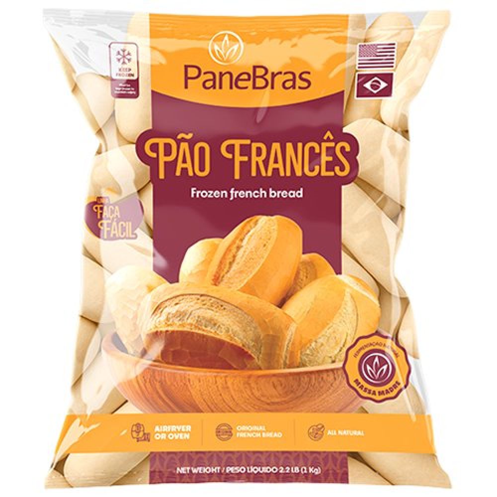 Panebras Pao Frances Congelado 1kg