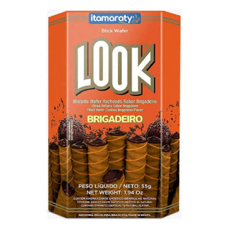 Look Wafer Sabor Brigadeiro 55g