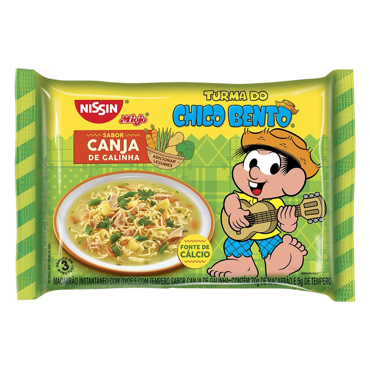 Nissin Chico Bento Canja de Galinha 80g
