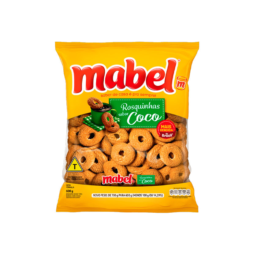Mabel Rosquinha de Coco 600g