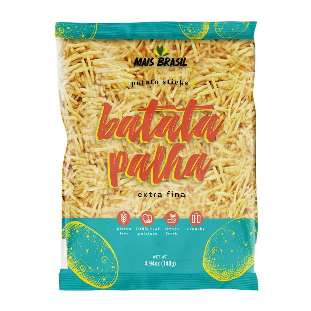Mais Brasil - Batata Palha Extra Fina 120g