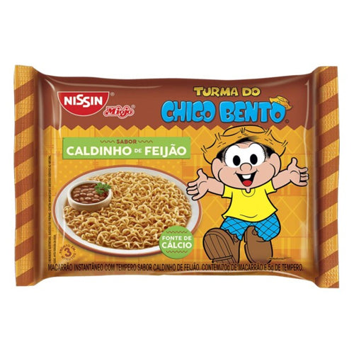 Nissin Miojo Caldo de Feijao Turma do Chico Bento 75g
