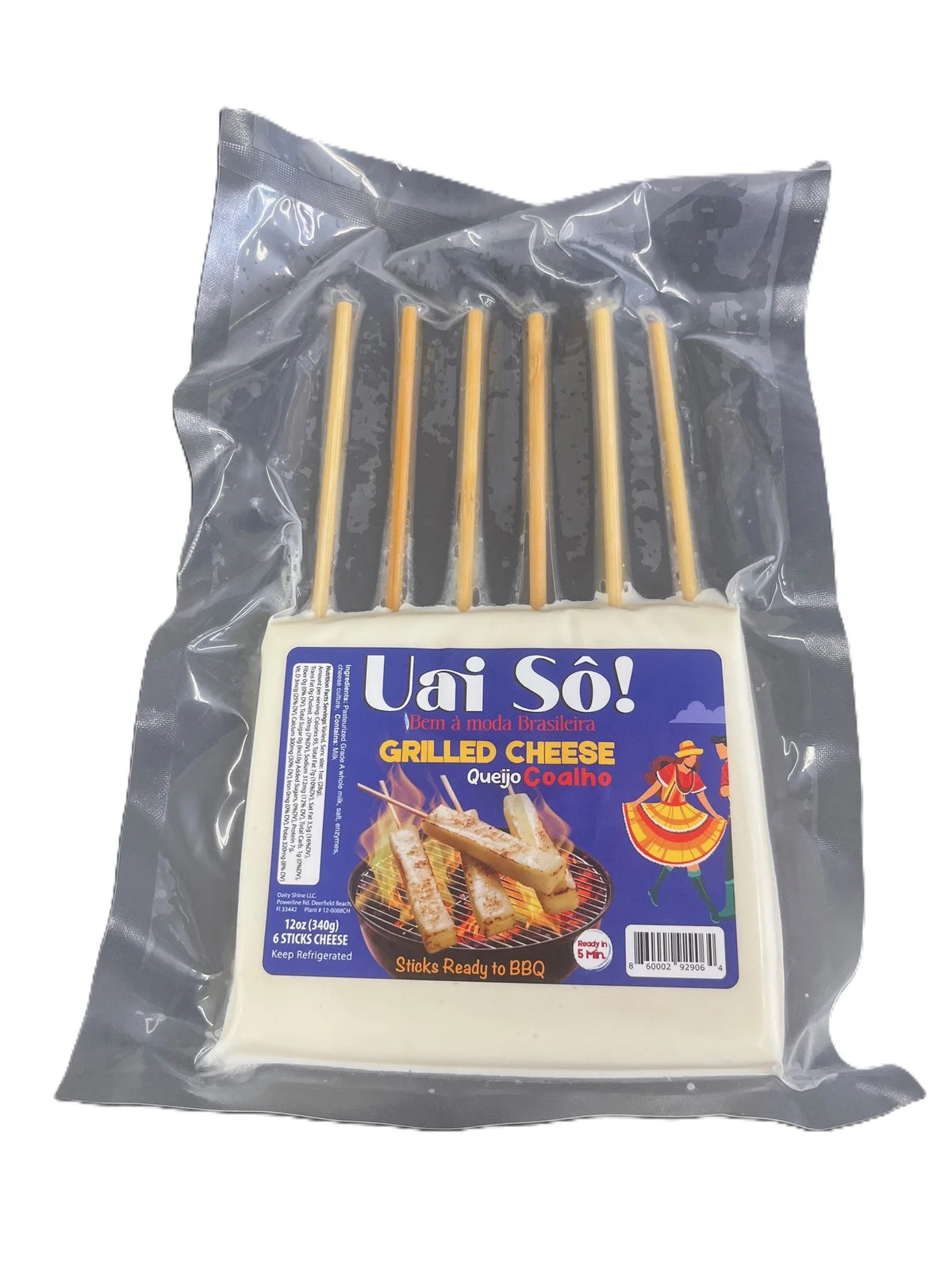 Uai So Queijo Coalho Em Palito 340g