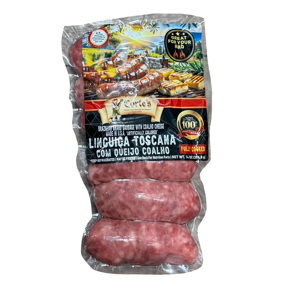 Cortes Linguica Toscana com Coalho 14oz