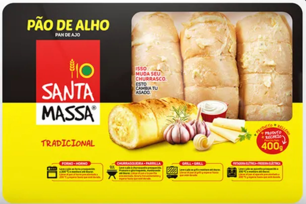 Santa Massa Pão de Alho Tradicional 400g