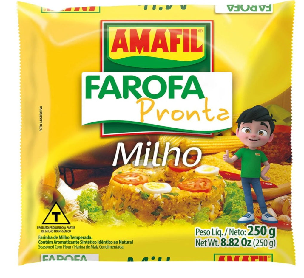 Amafil Farofa Pronta Milho 250g