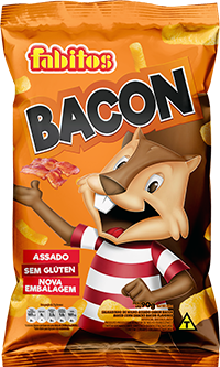 Fabitos Salgadinho de Bacon 90g